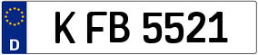 Truck License Plate